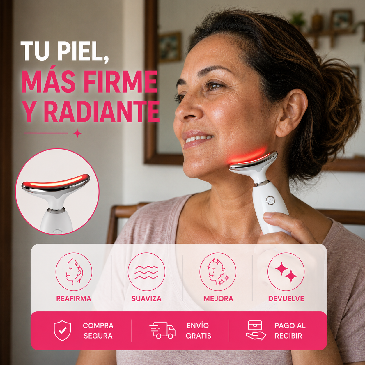 DESPÍDETE DE LA PAPADA Y LAS ARRUGAS SIN SALIR DE CASA !